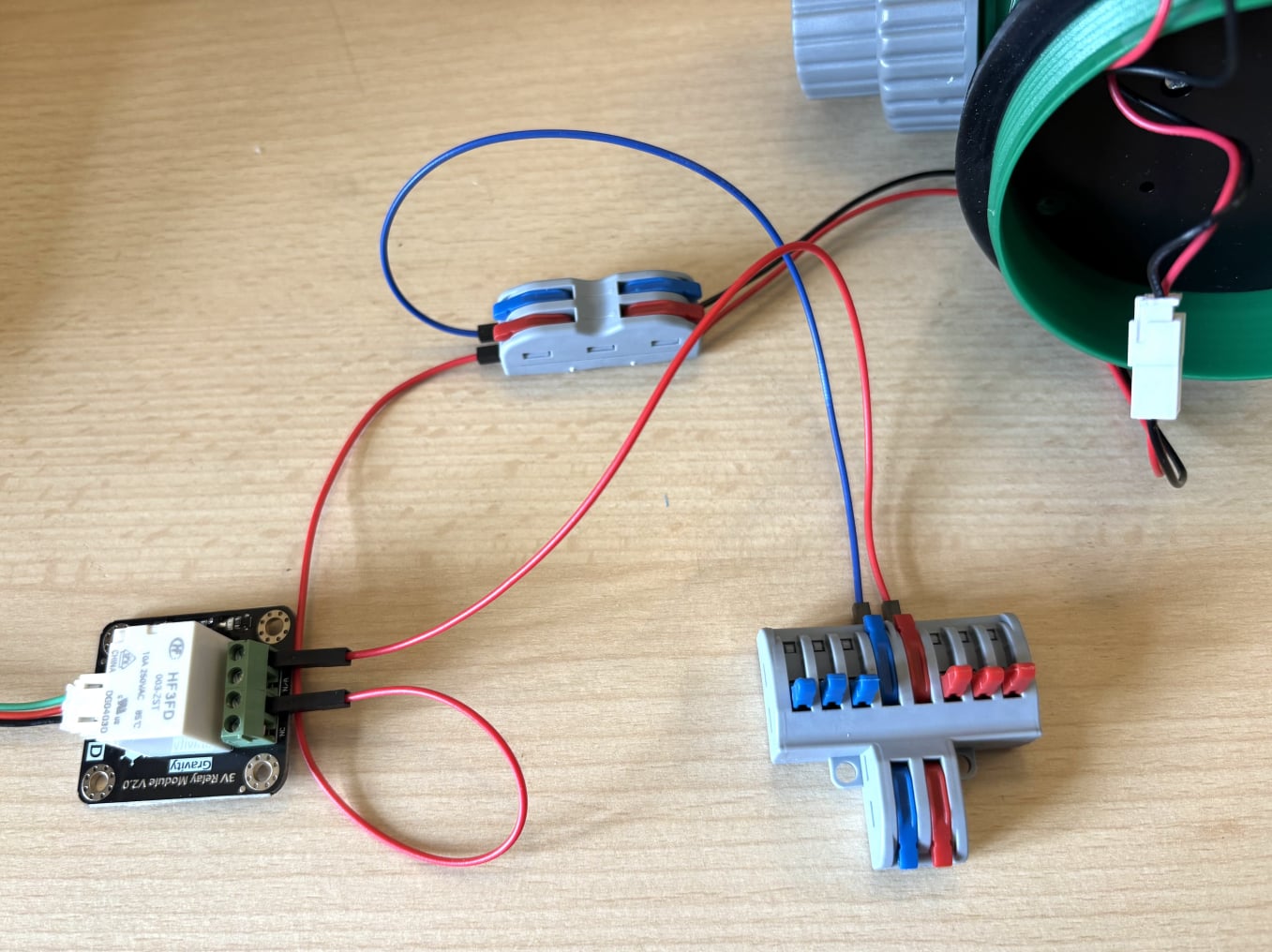 Connect water timer motor
