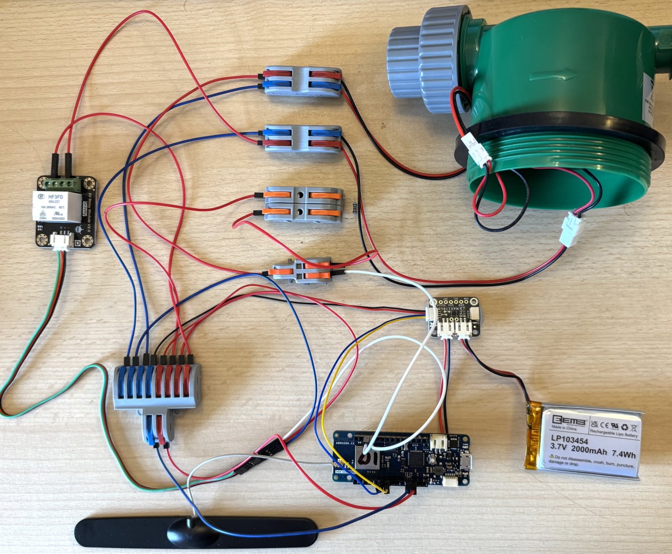 Assembled circuit