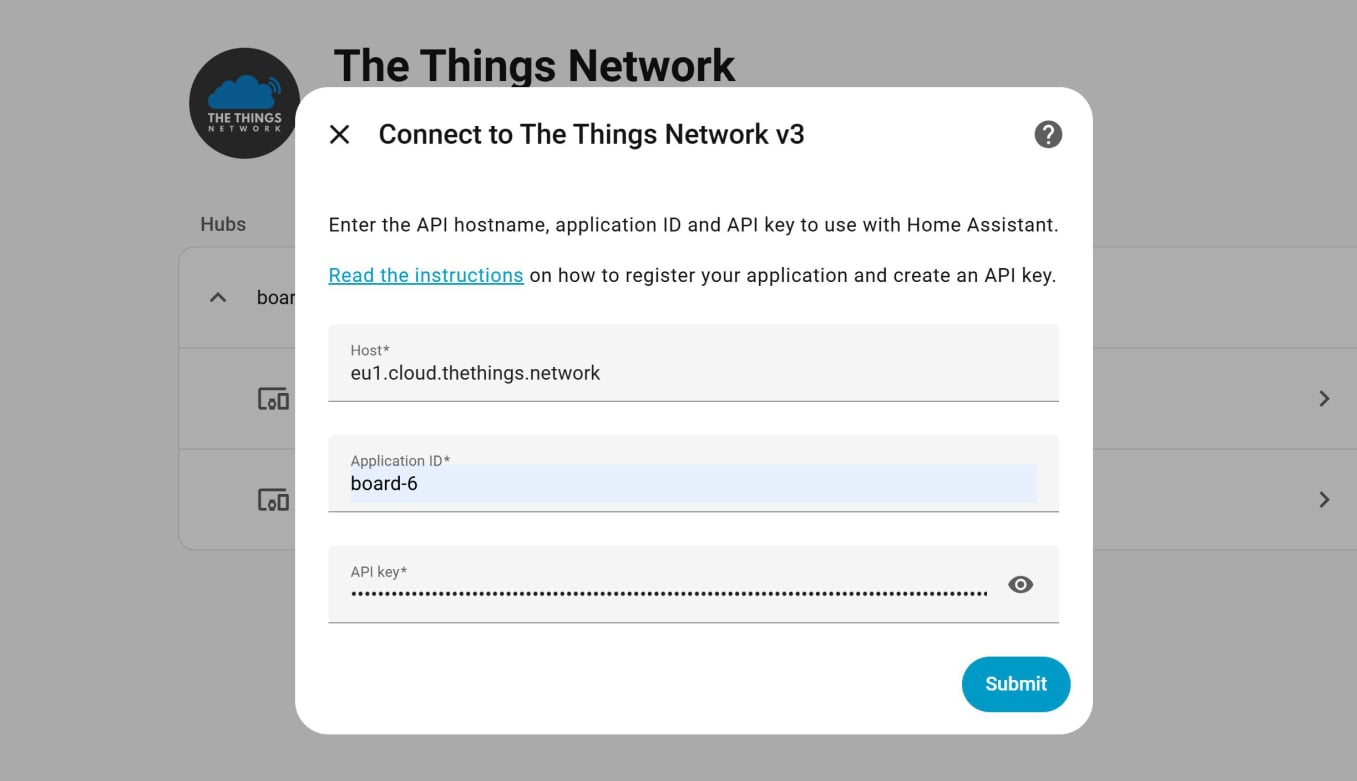 Connect to The Things Network