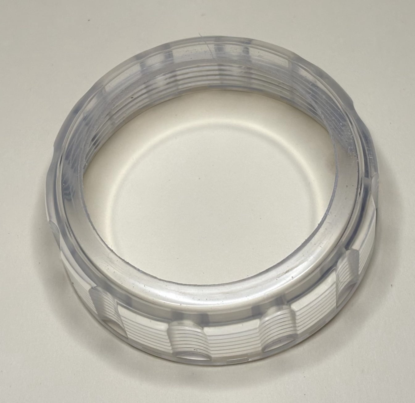 Hole drilled in cover