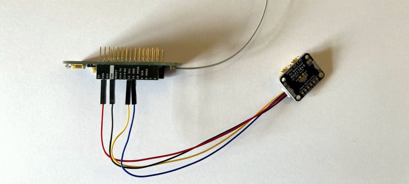 Fuel gauge connects to Arduino