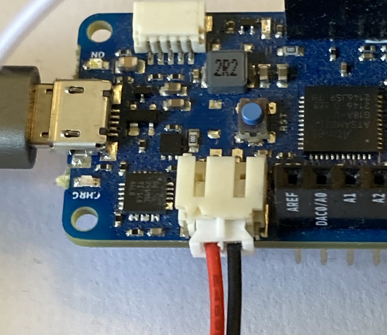 Check battery polarity