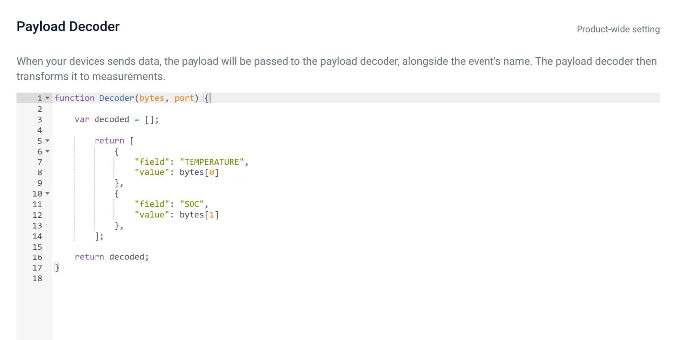 Payload decoder temp and soc